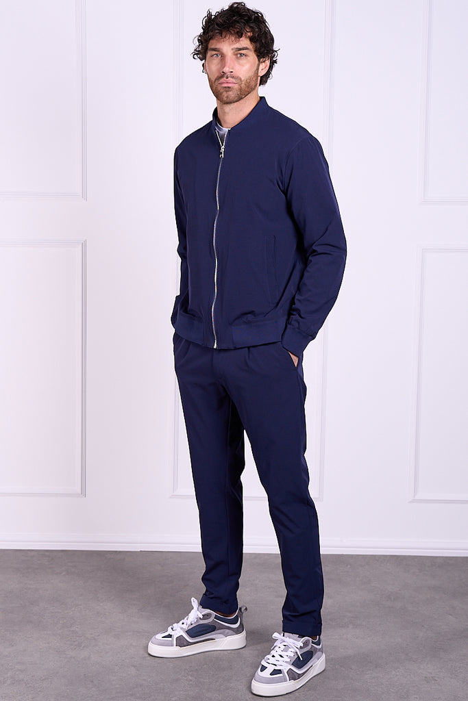 Premium Bomber Jacket - Navy