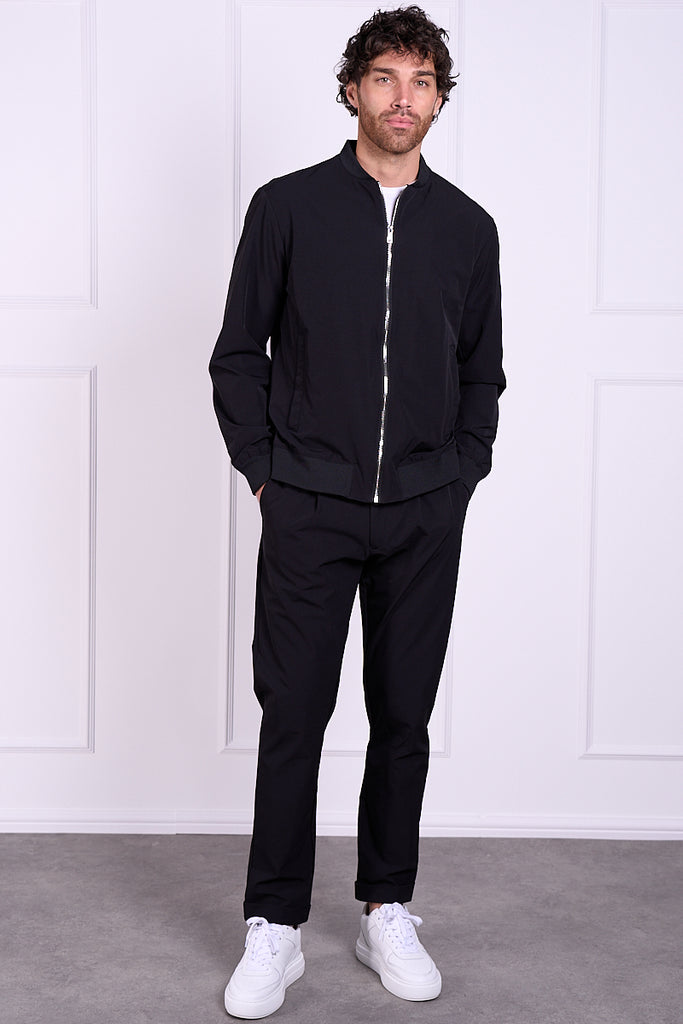 Premium Bomber Jacket - Black