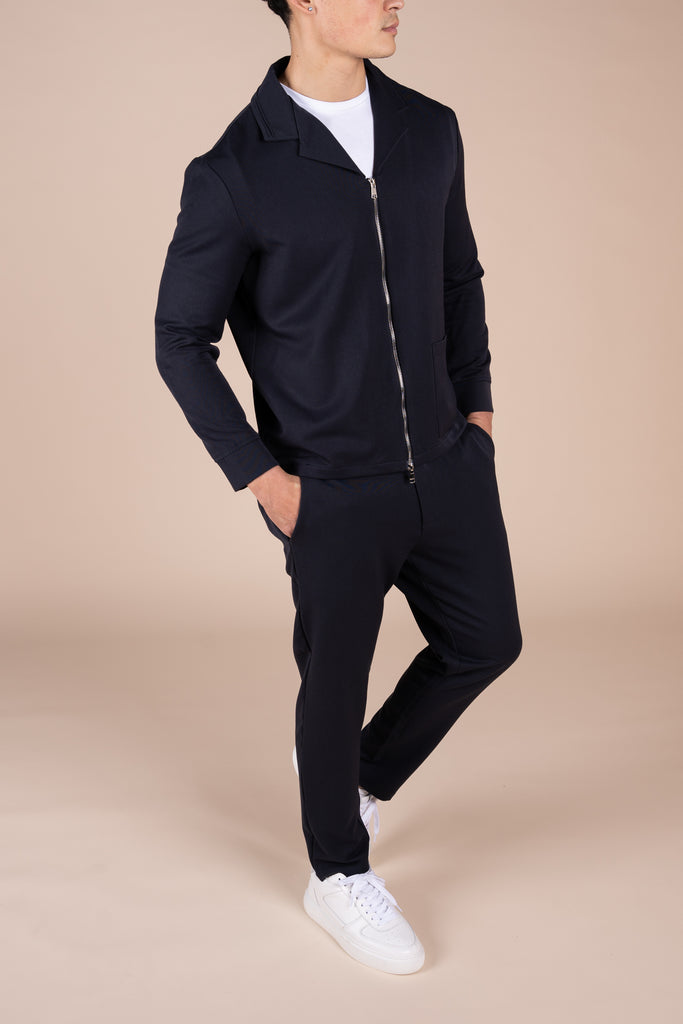 Cuban Tailored Trouser - Navy