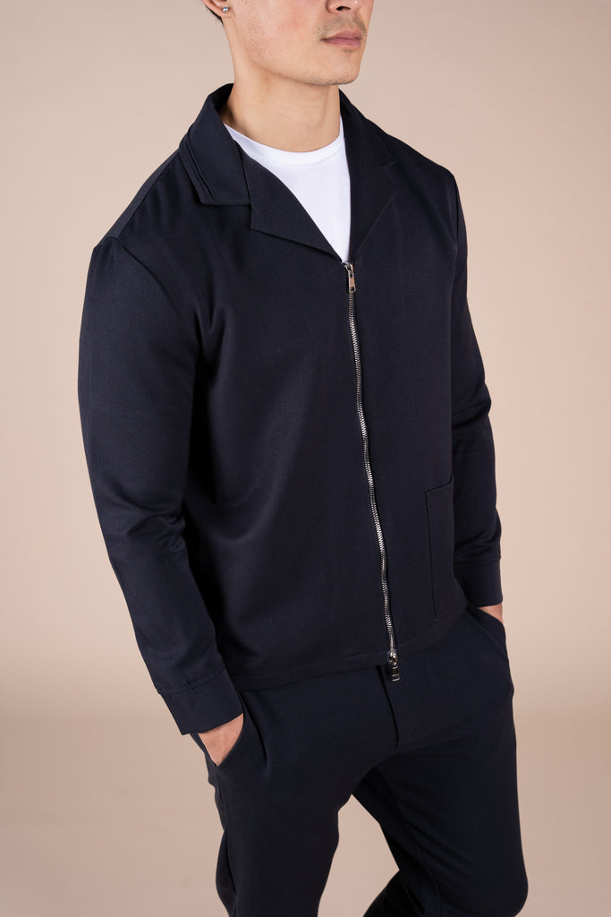 Cuban Tailored Trouser - Navy
