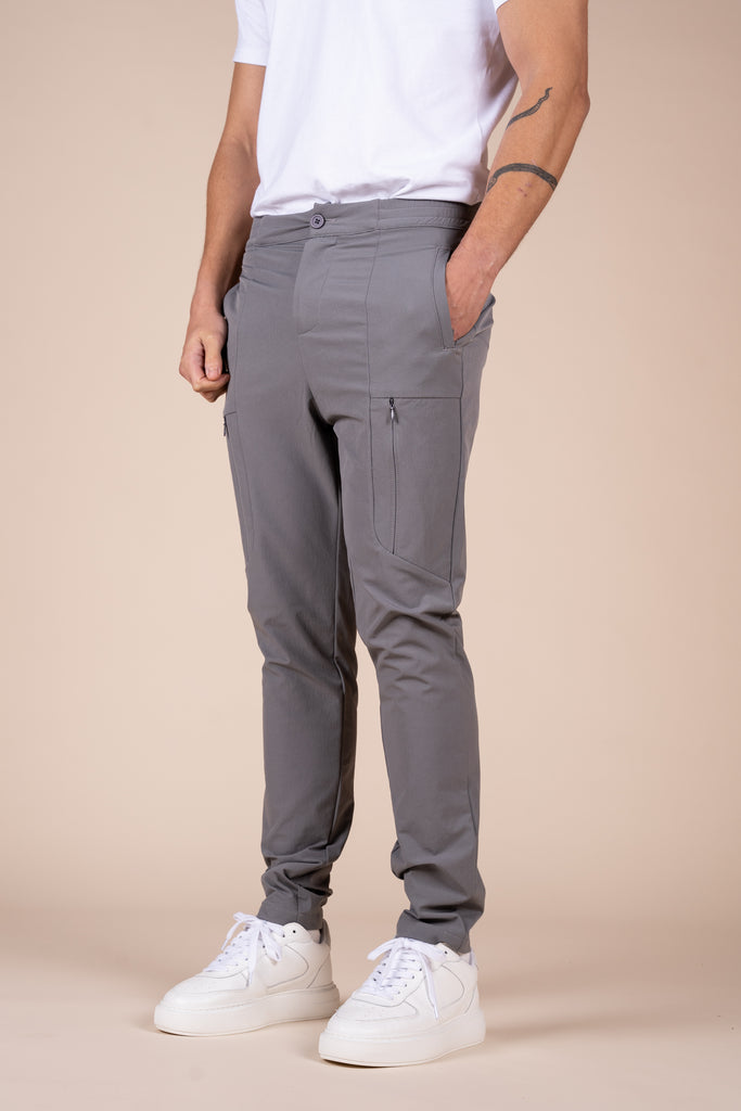 Tailored Tech Cargo Pants - Charcoal