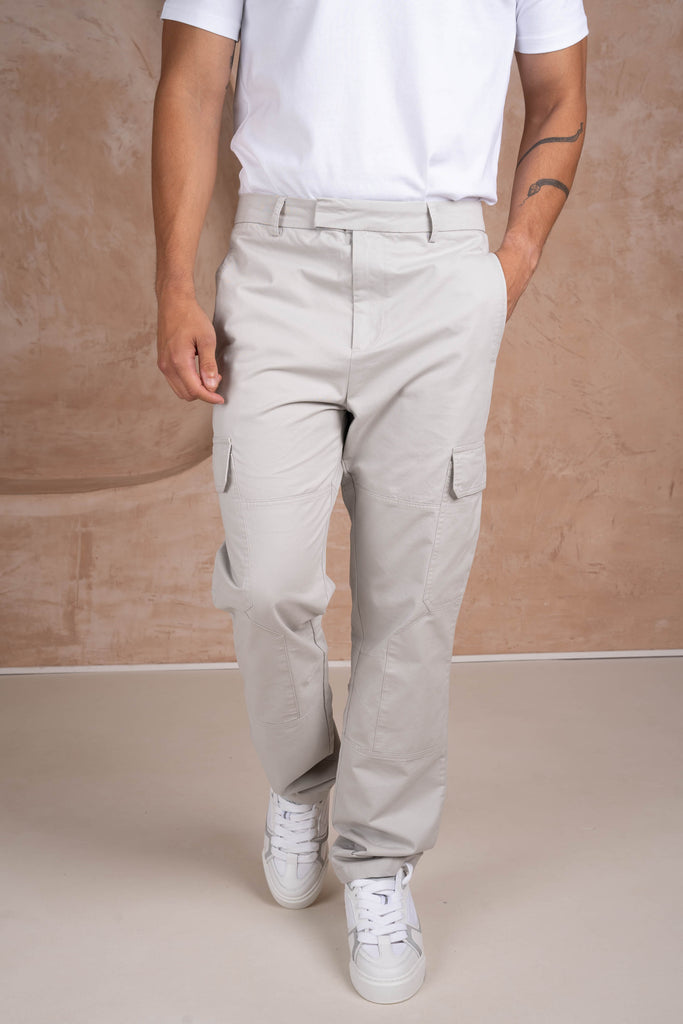 Premium Relaxed Cargo Pant - Grey