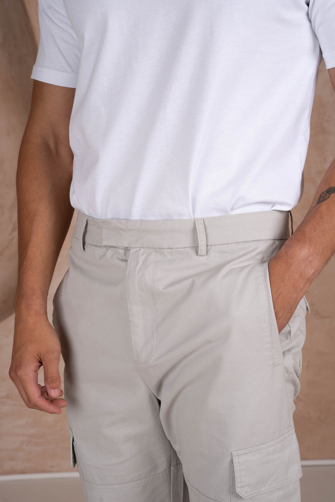 Premium Relaxed Cargo Pant - Grey