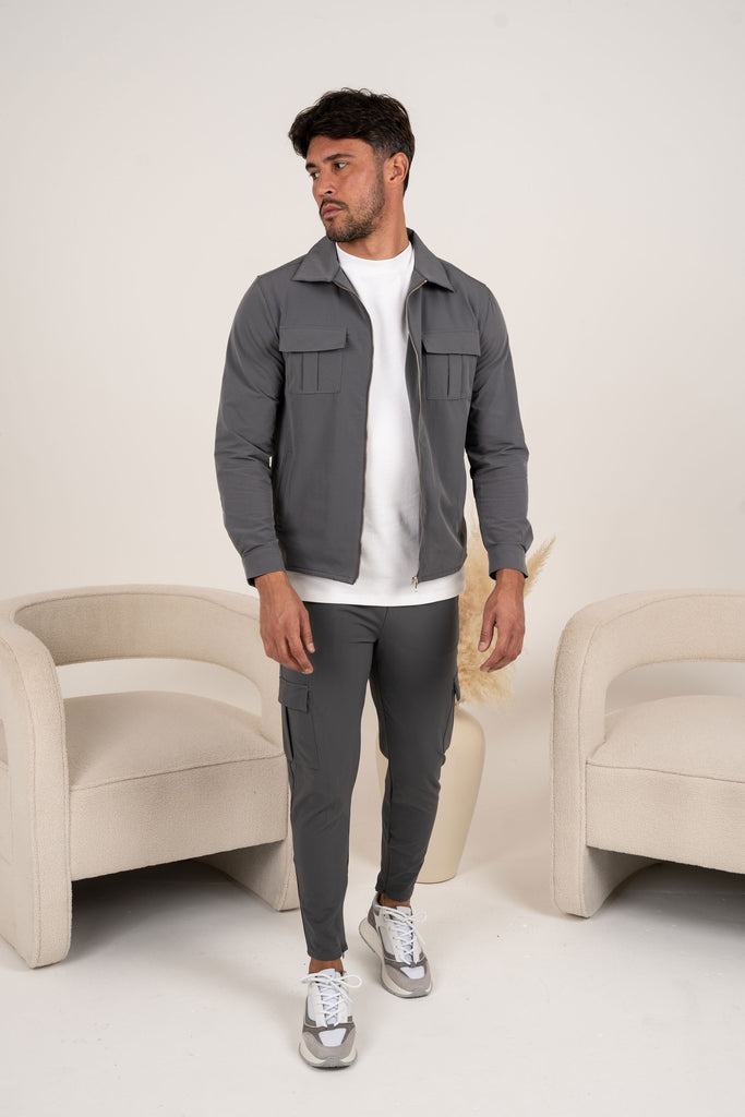 Premium Cargo Utility Pants - Charcoal