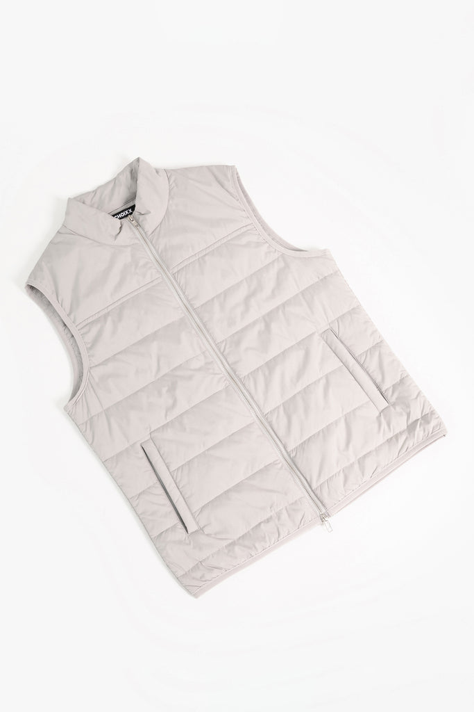 Premium Lightweight Quilted Gilet - Grey