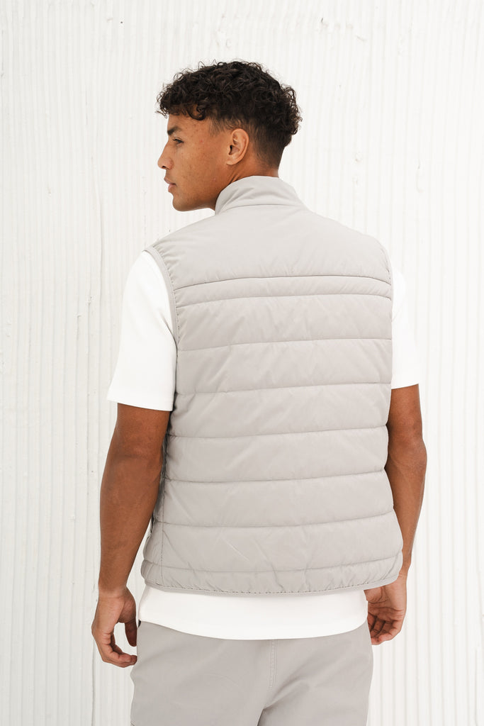Premium Lightweight Quilted Gilet - Grey