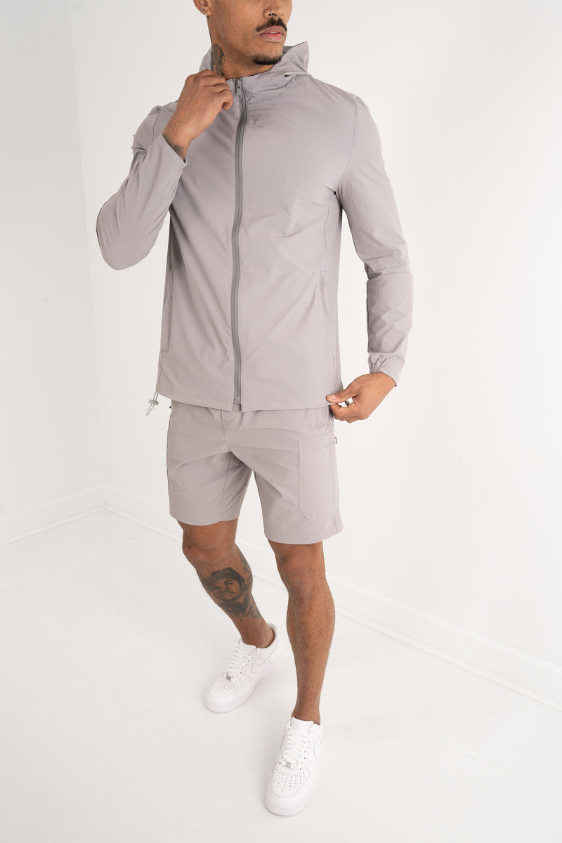 Premium Technical Shorts - Light Grey