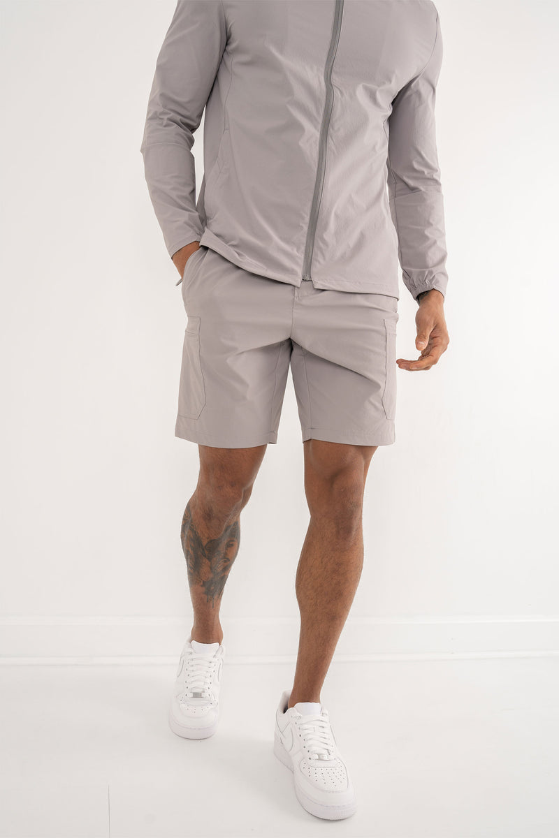 Premium Technical Shorts - Light Grey