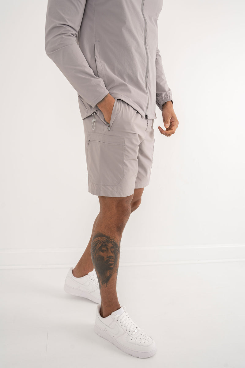 Premium Technical Shorts - Light Grey