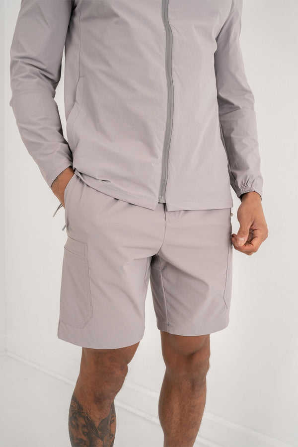Premium Technical Shorts - Light Grey