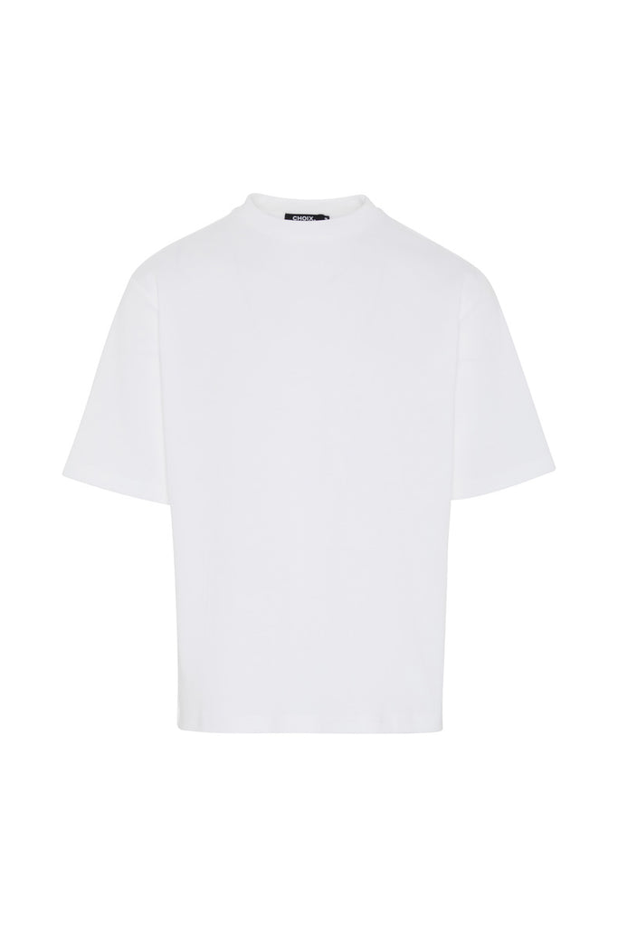 Boxy Fit Oversized T-Shirt - White