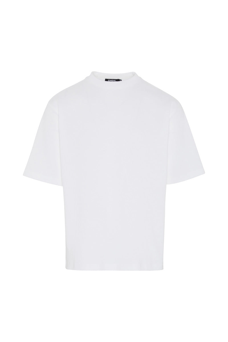 Boxy Fit Oversized T-Shirt - White