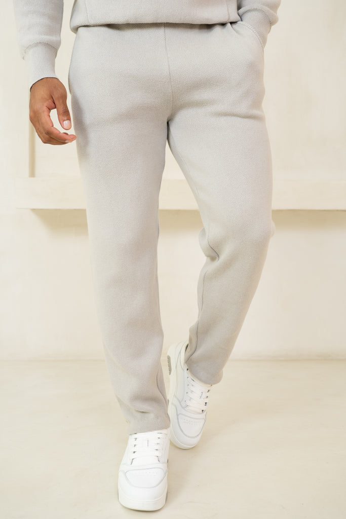 Auren Premium Knitted Joggers - Grey