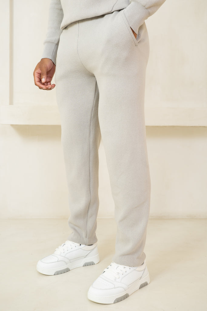 Auren Premium Knitted Joggers - Grey