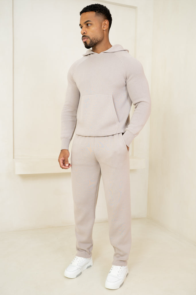 Auren Premium Knitted Joggers - Taupe