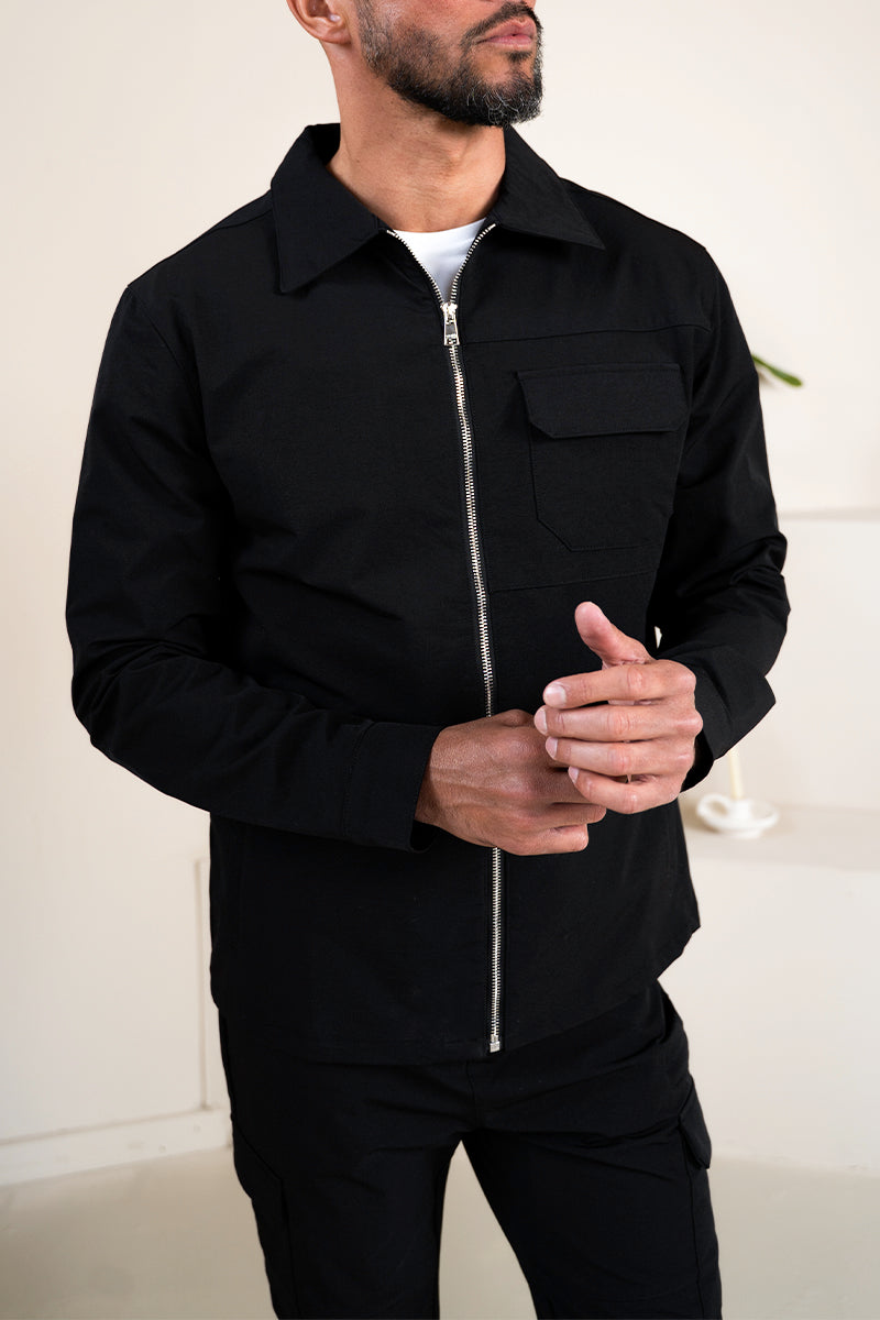 Veste cargo Premium Detail V2 - Noir