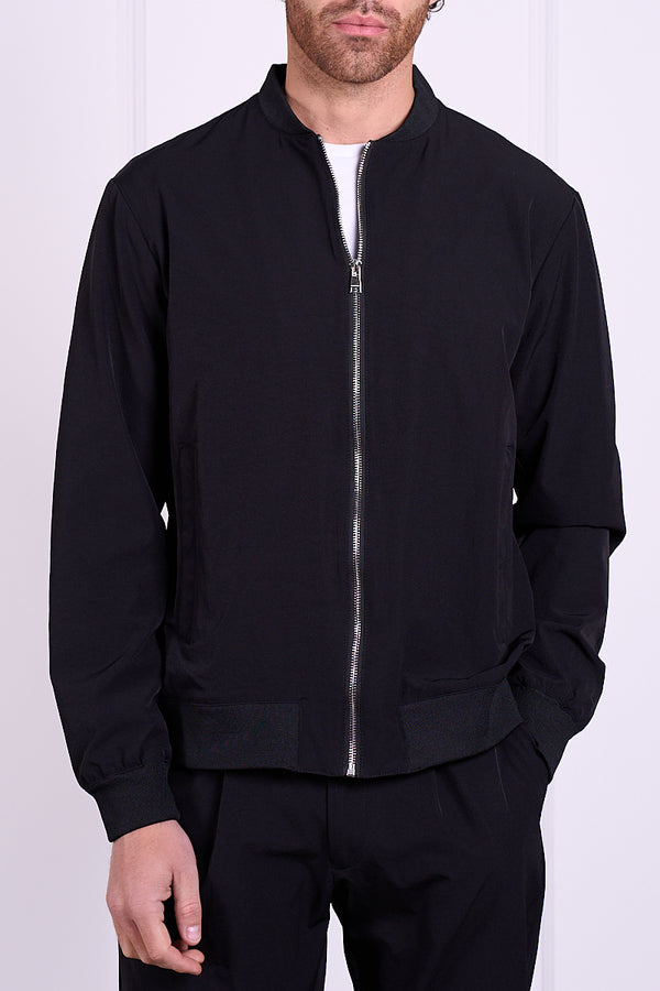 Premium Bomber Jacket - Black