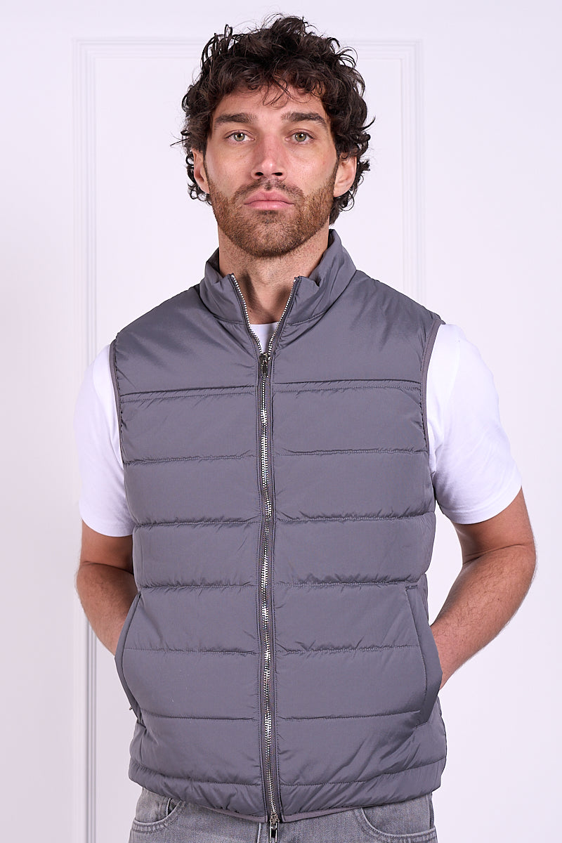 Premium Lightweight Quilted Gilet - Charcoal