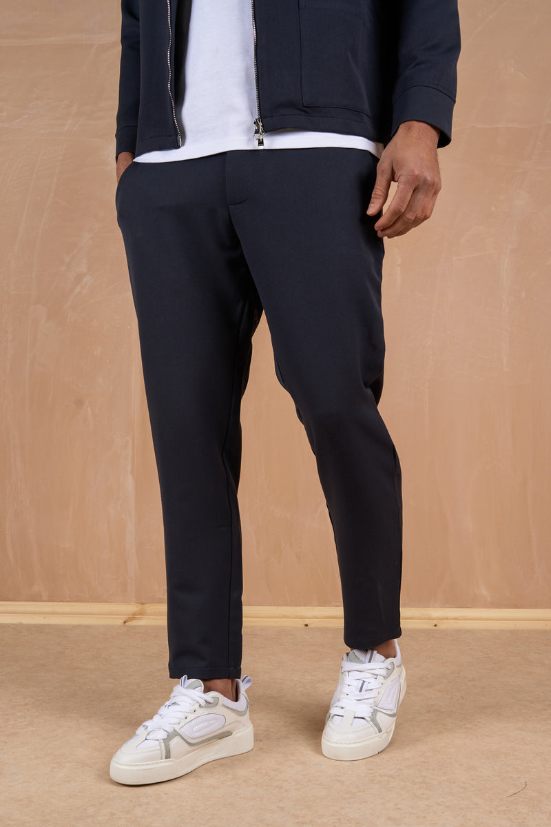 Cuban Tailored Trouser - Navy