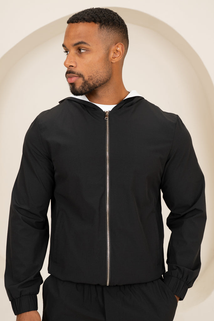 Contrast Lined Technical Pant - Black