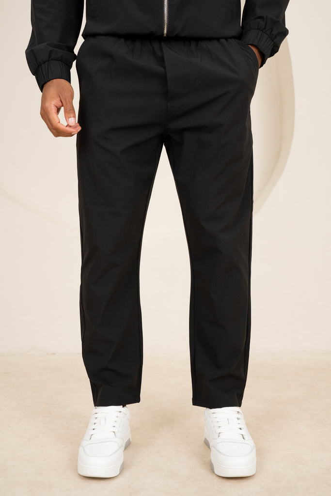 Contrast Lined Technical Pant - Black