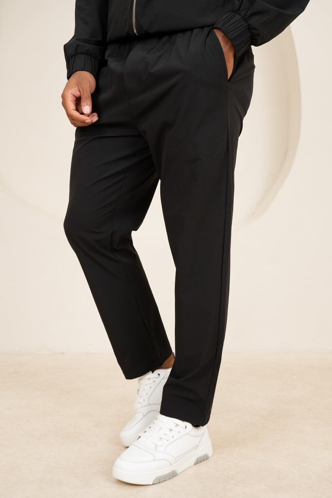 Contrast Lined Technical Pant - Black