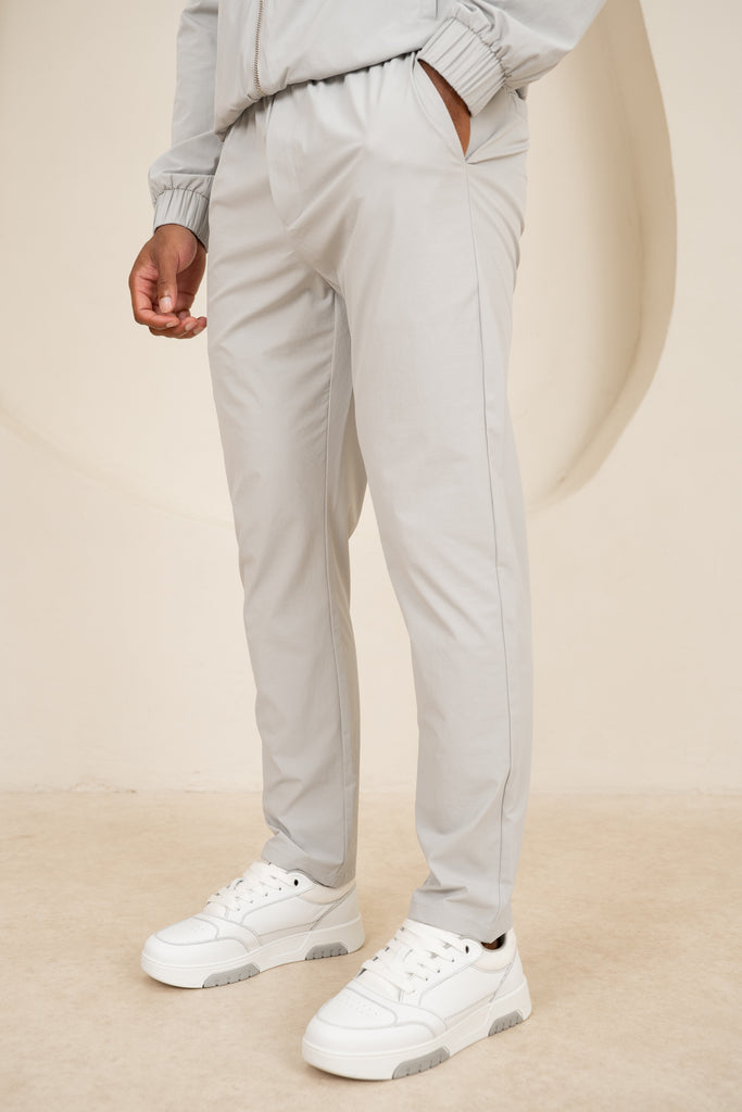 Contrast Lined Technical Pant - Grey