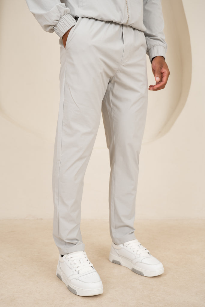 Contrast Lined Technical Pant - Grey