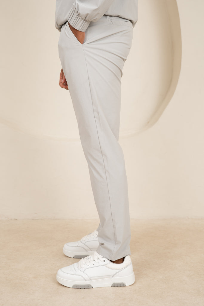Contrast Lined Technical Pant - Grey