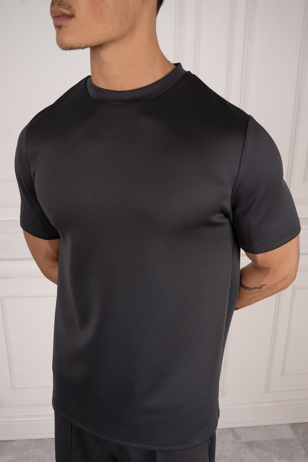 Premium Scuba Slim Fit T-Shirt - Charcoal