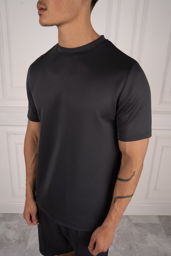 Premium Scuba Slim Fit T-Shirt - Charcoal