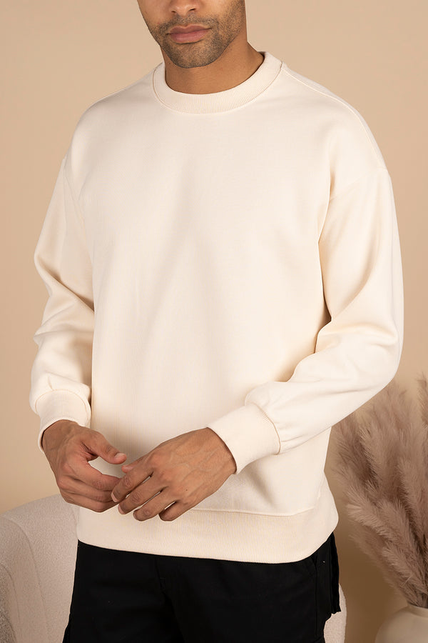 Premium Oversized Sweatshirt - Off White