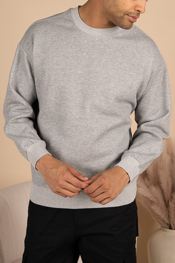 Premium Oversized Sweatshirt - Grey