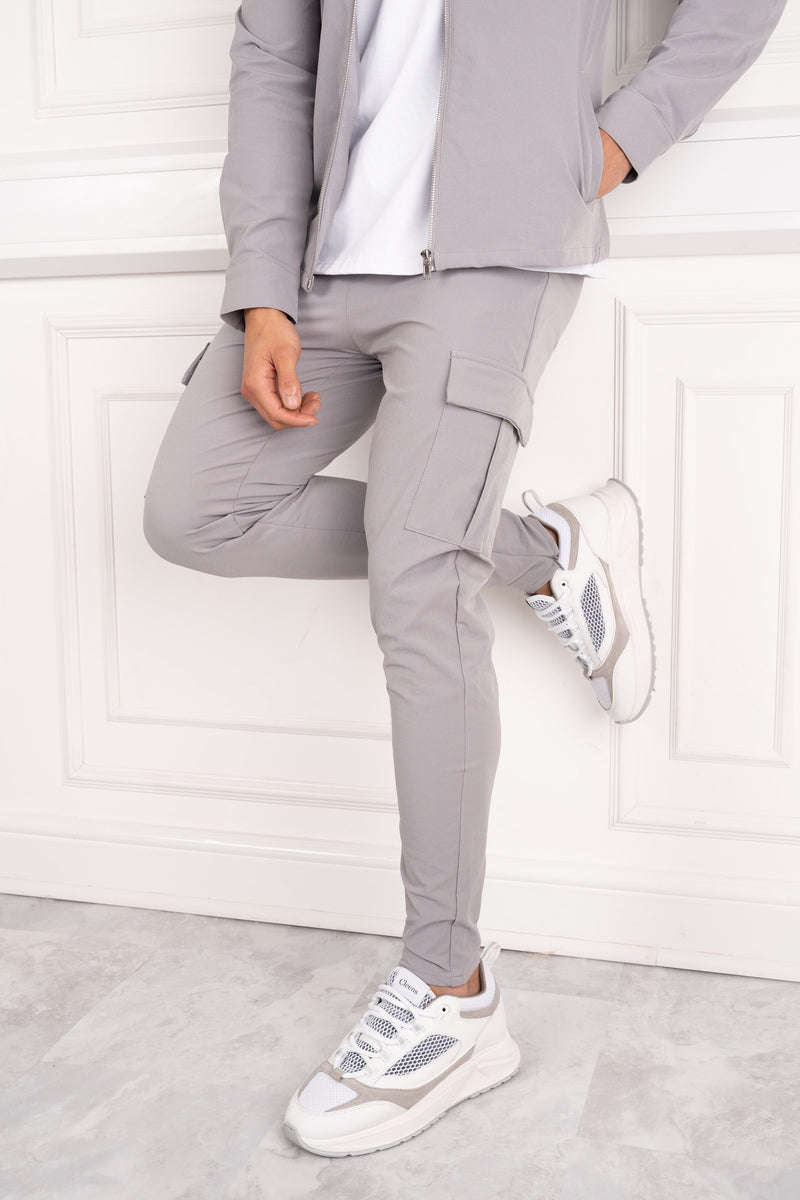 Pantalon cargo Premium Detail - Gris