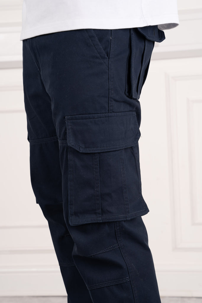 Regular Fit Utility Cargo Pant - Navy