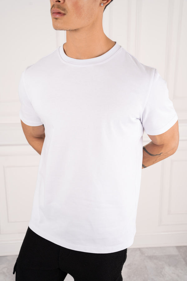 Premium Essential Slim Fit T-Shirt - White