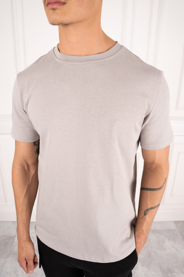 Premium Essential Slim Fit T-Shirt - Grey