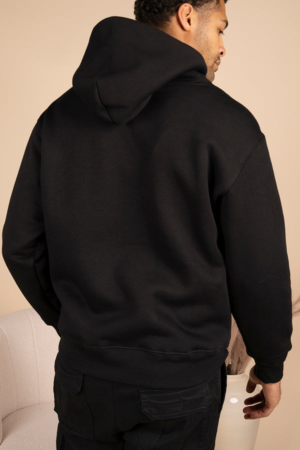 Premium Oversized Hoodie - Black