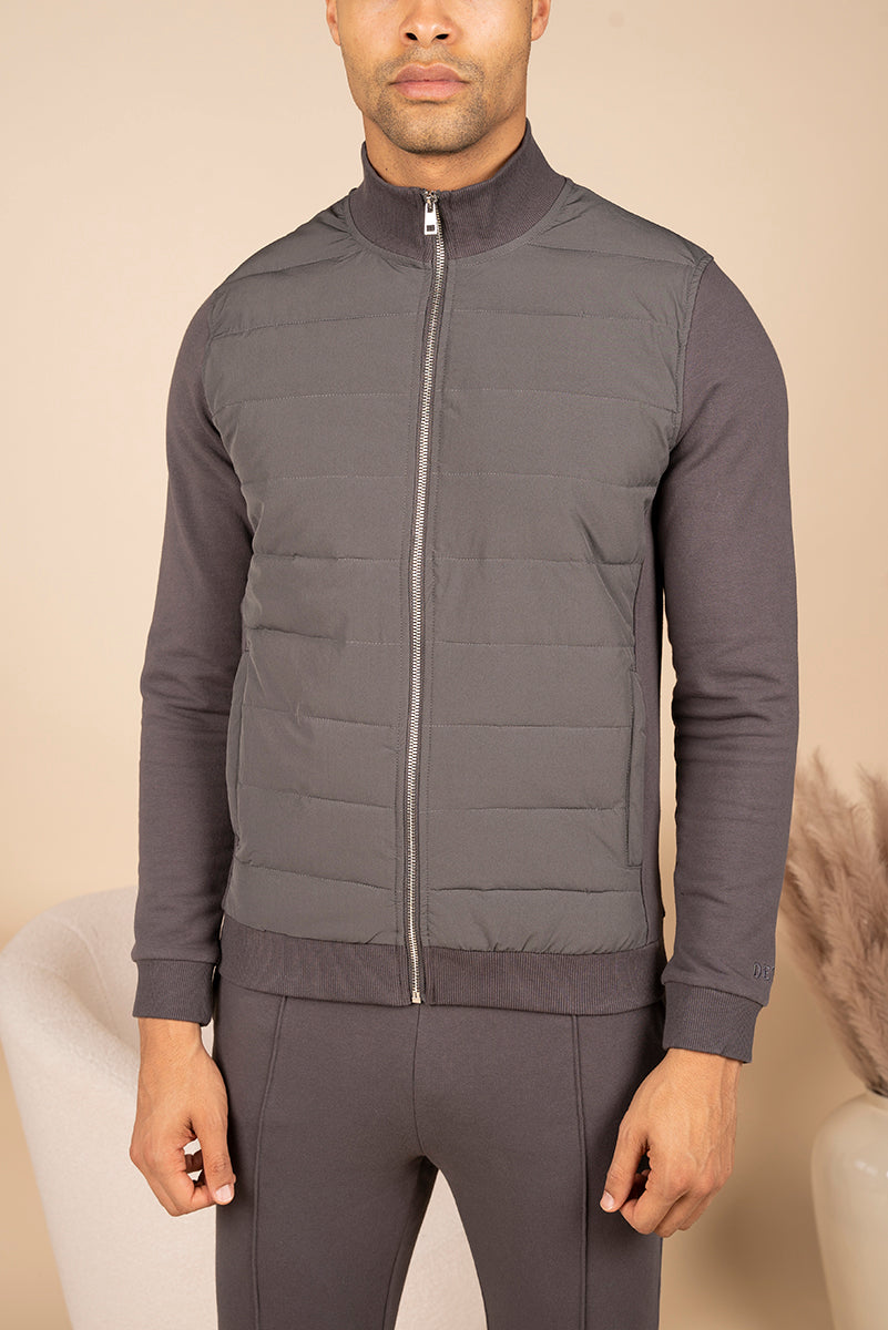 Hybrid Technical Jacket - Charcoal