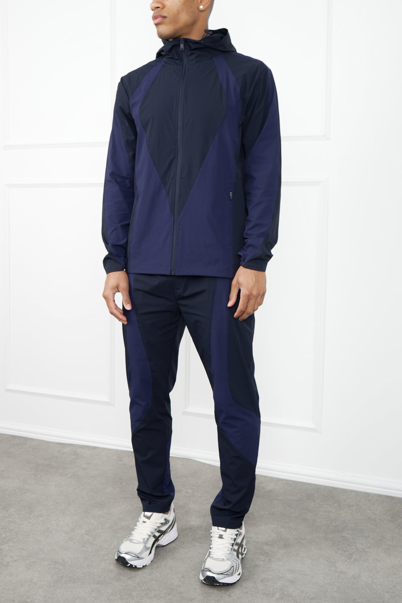 Premium Technical V2 Panelled Jacket - Navy