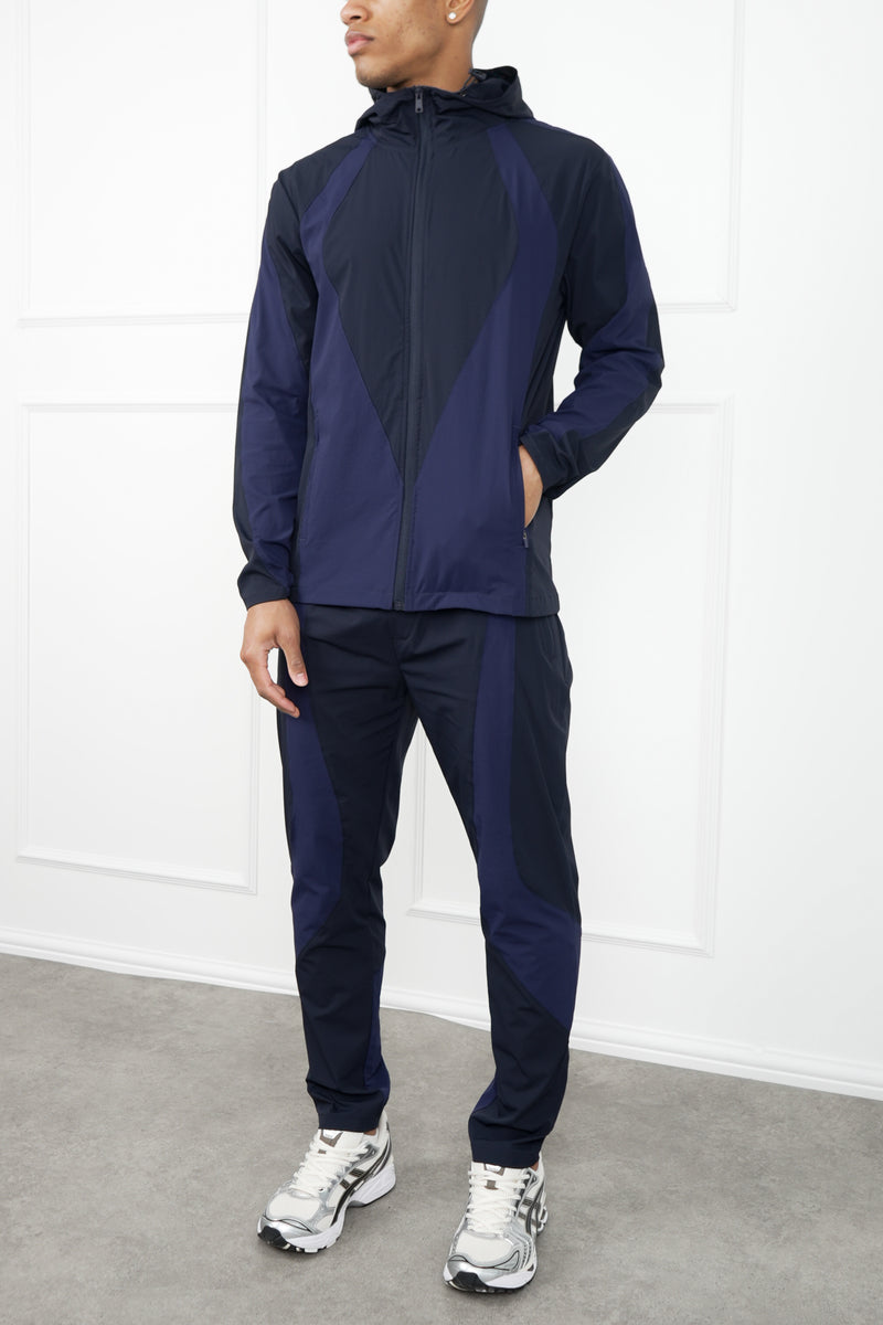 Premium Technical V2 Panelled Jacket - Navy