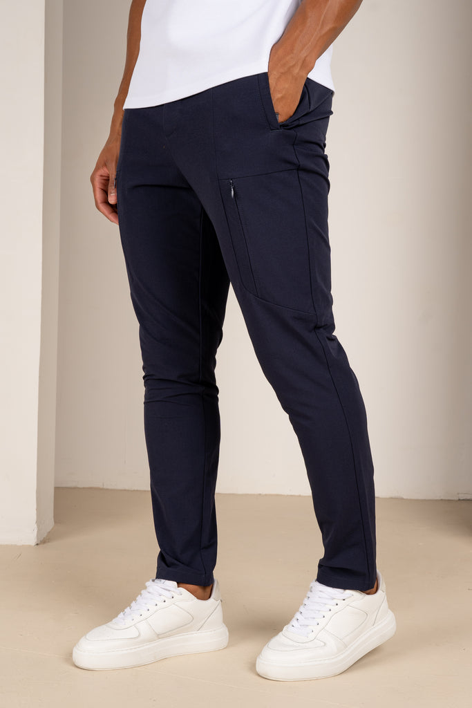 Tailored Tech Cargo Pants - 4 Colours (Stone, Navy, Light Grey, Black) - 4 Pack