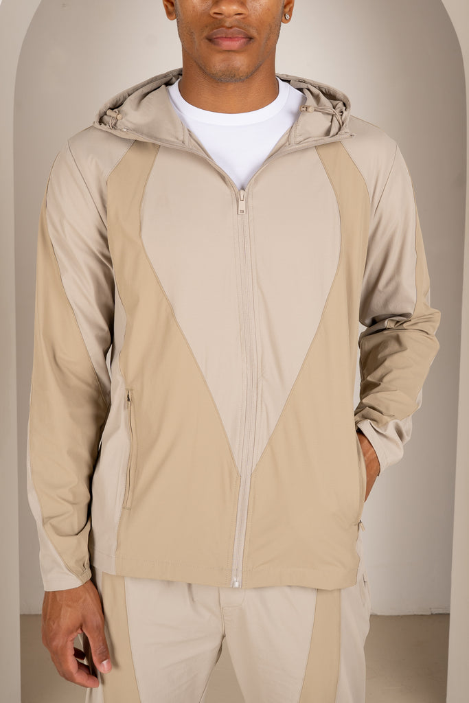 Veste technique premium V2 à panneaux - Pierre