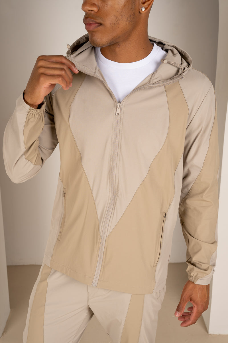 Veste technique premium V2 à panneaux - Pierre