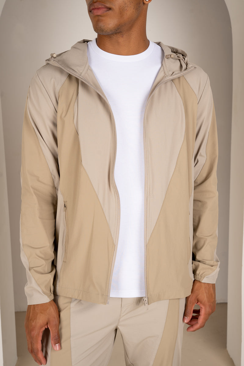 Veste technique premium V2 à panneaux - Pierre