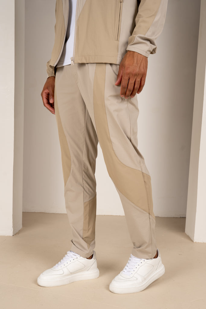 Premium Technical V2 Panelled Pants - Stone