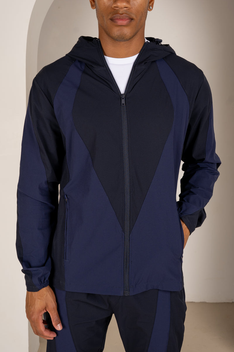 Veste technique premium V2 à panneaux - Bleu marine