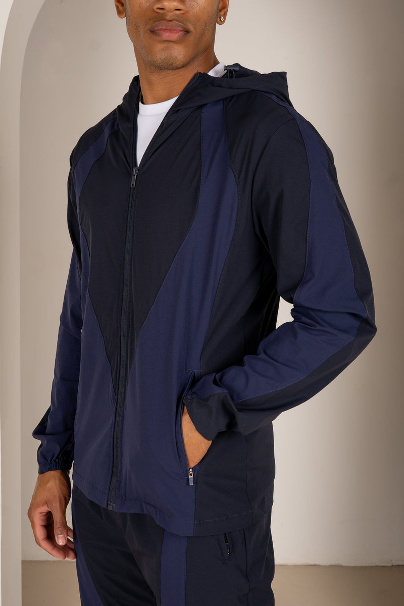 Veste technique premium V2 à panneaux - Bleu marine