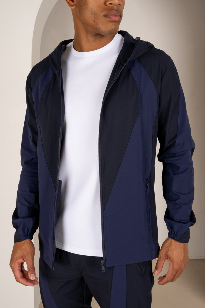 Veste technique premium V2 à panneaux - Bleu marine