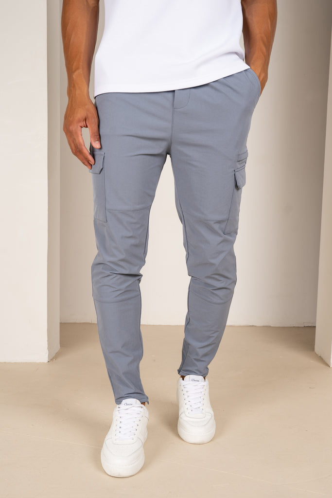 Pantalon cargo Premium Detail V2 - Bleu acier